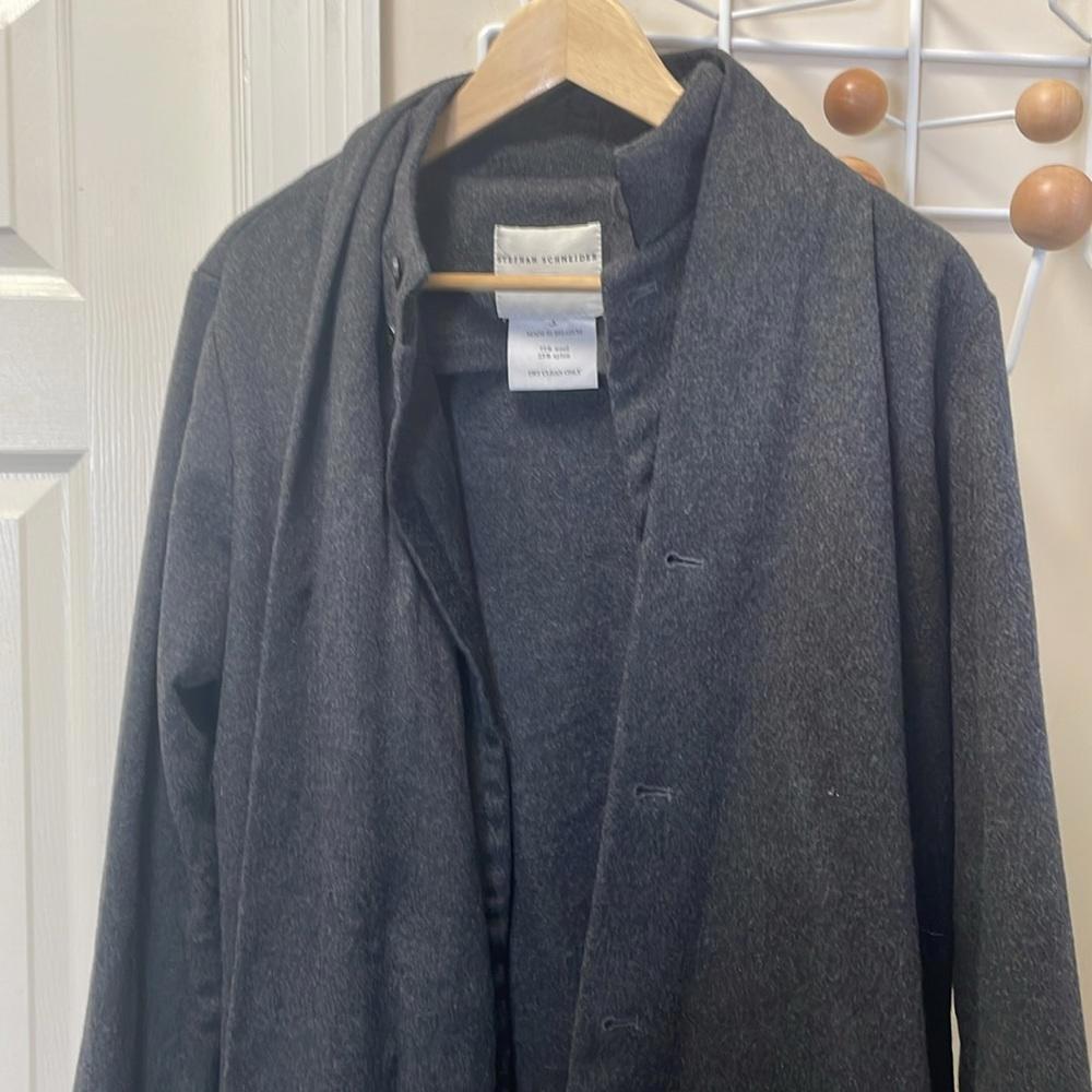 Stephan Schneider - Button Down Wool Jacket - Gre… - image 2